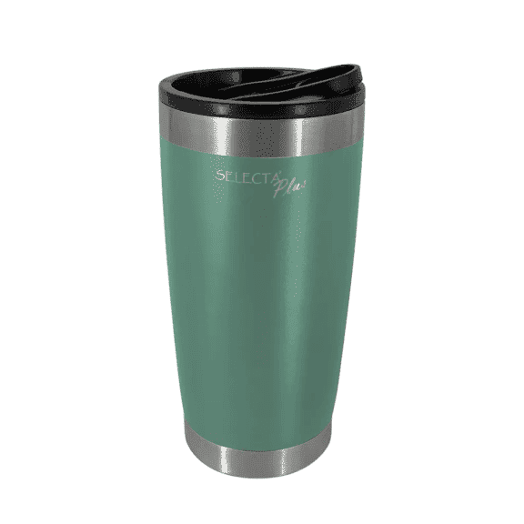 VASO TERMICO C/DESTAPADOR 560ML AC.INOX VERDE SELECTA